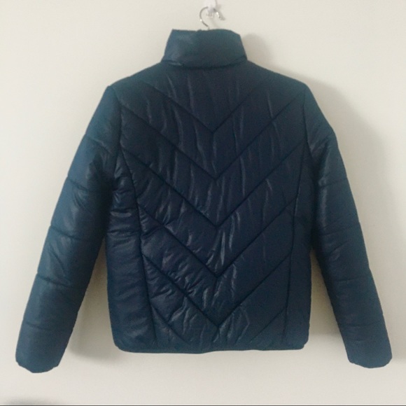 Navy Light Puffer Jacket - Picture 4 of 6